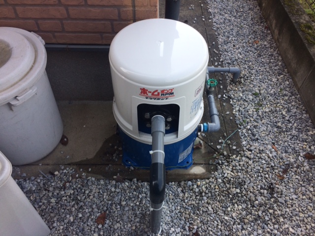 井戸ポンプ交換工事