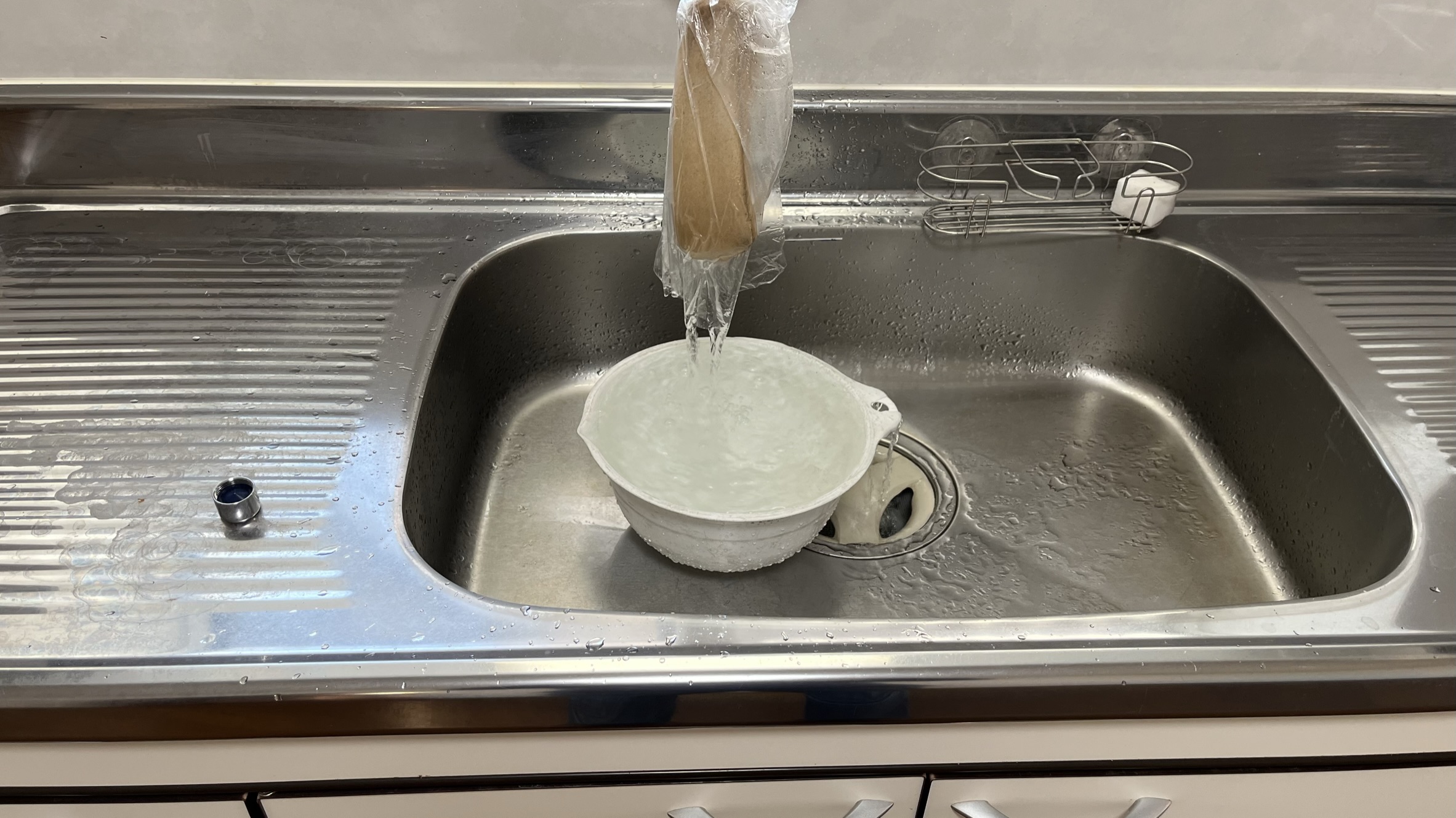 給水管洗浄作業