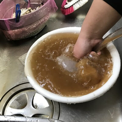 井戸水の出が悪い原因は、錆・サビ・マンガン