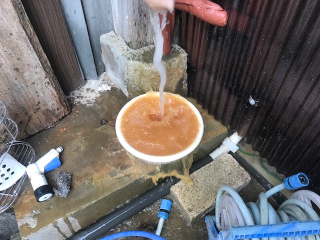 給水管水道管の洗浄