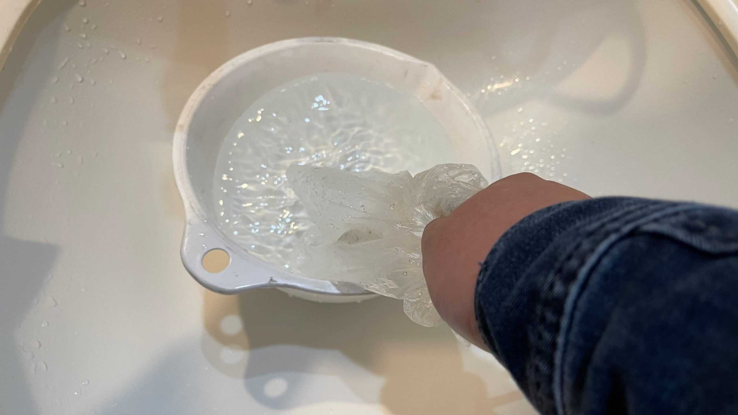 水道管のサビ取り