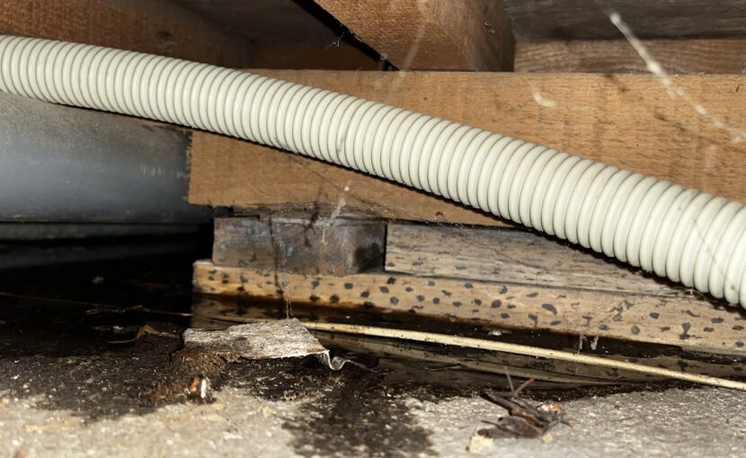 漏水調査で水漏れしている場所発見