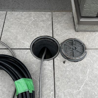 配水管の高圧洗浄