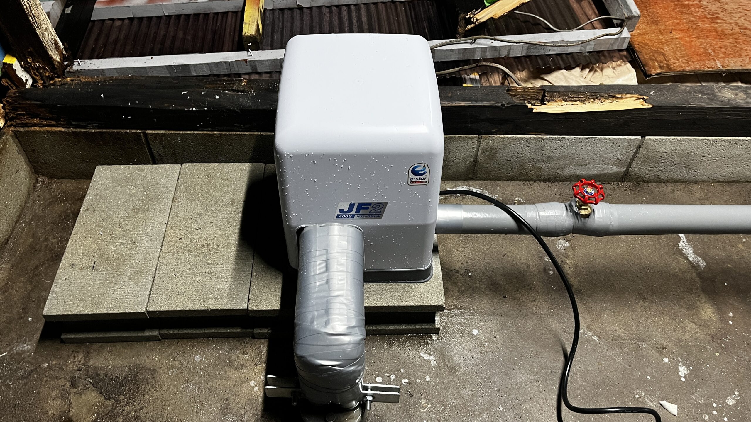 井戸ポンプの交換工事