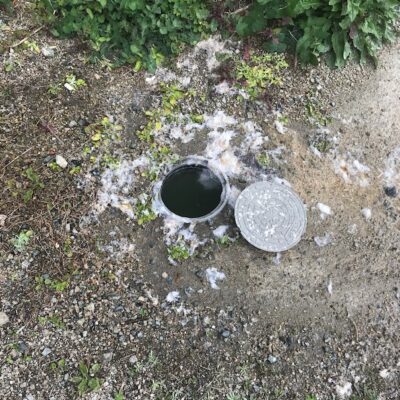 汚水管からの排水溢れ詰まりの原因は