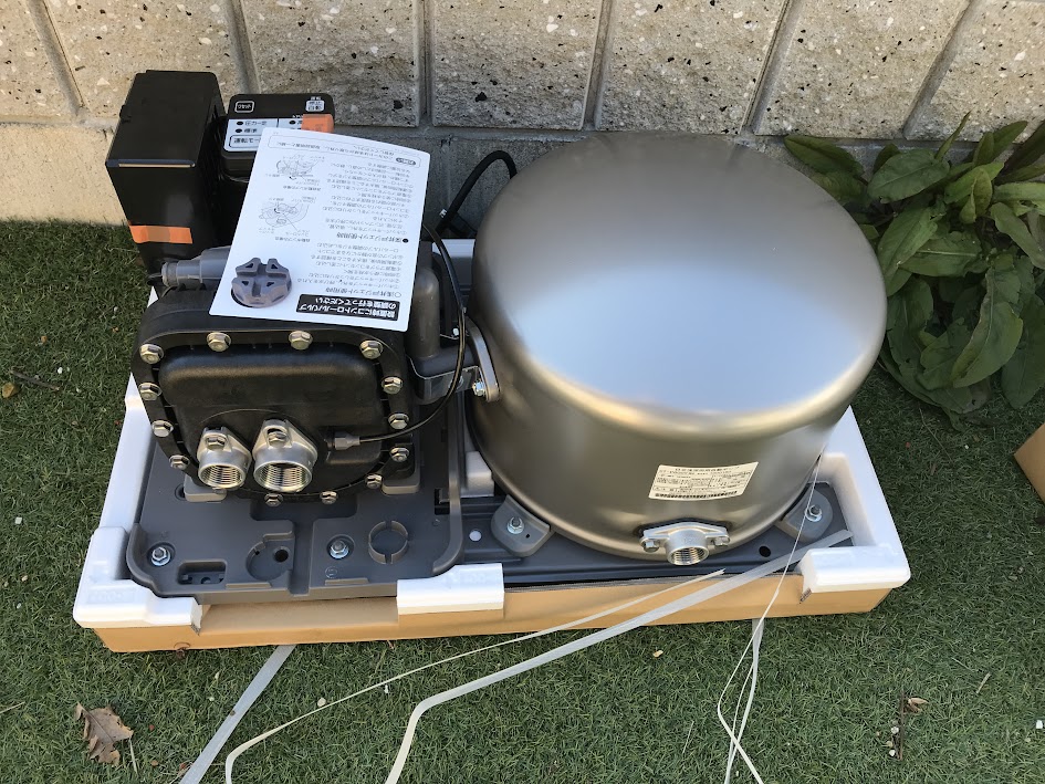 深井戸ポンプの交換工事