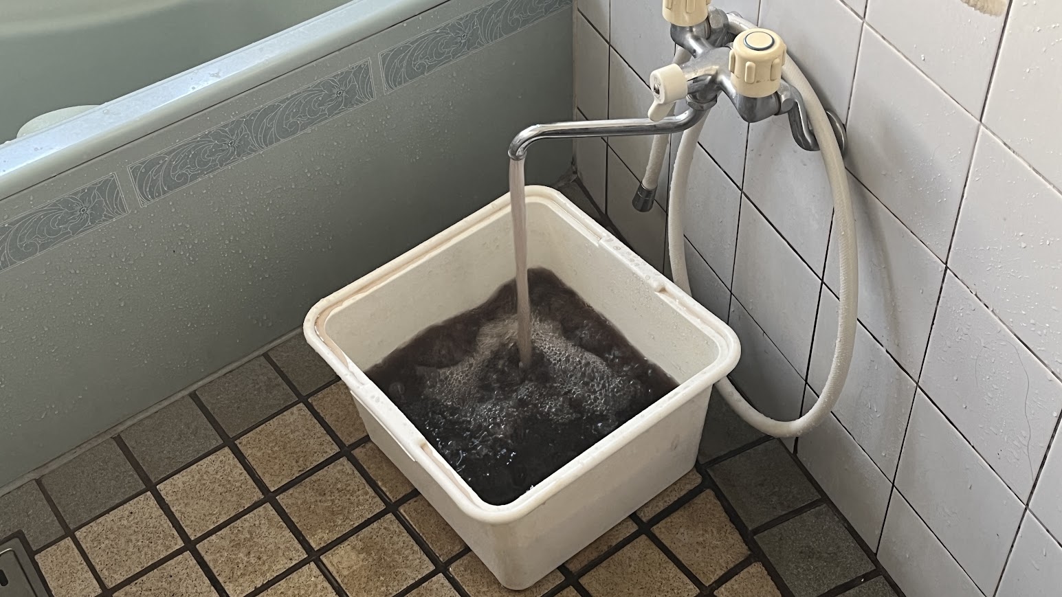 マンガン除去工事 水道管マンガン