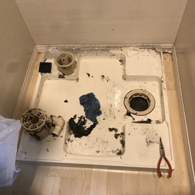 洗濯排水溝の詰まり