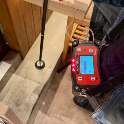 水道管の水漏れ調査