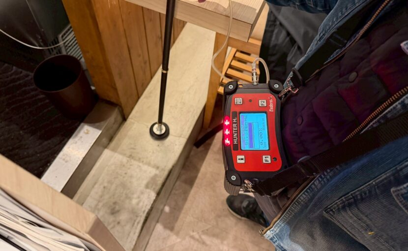 水道管の水漏れ調査