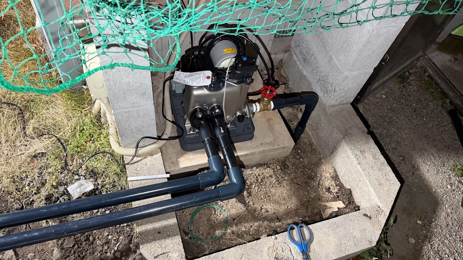 井戸ポンプ交換工事