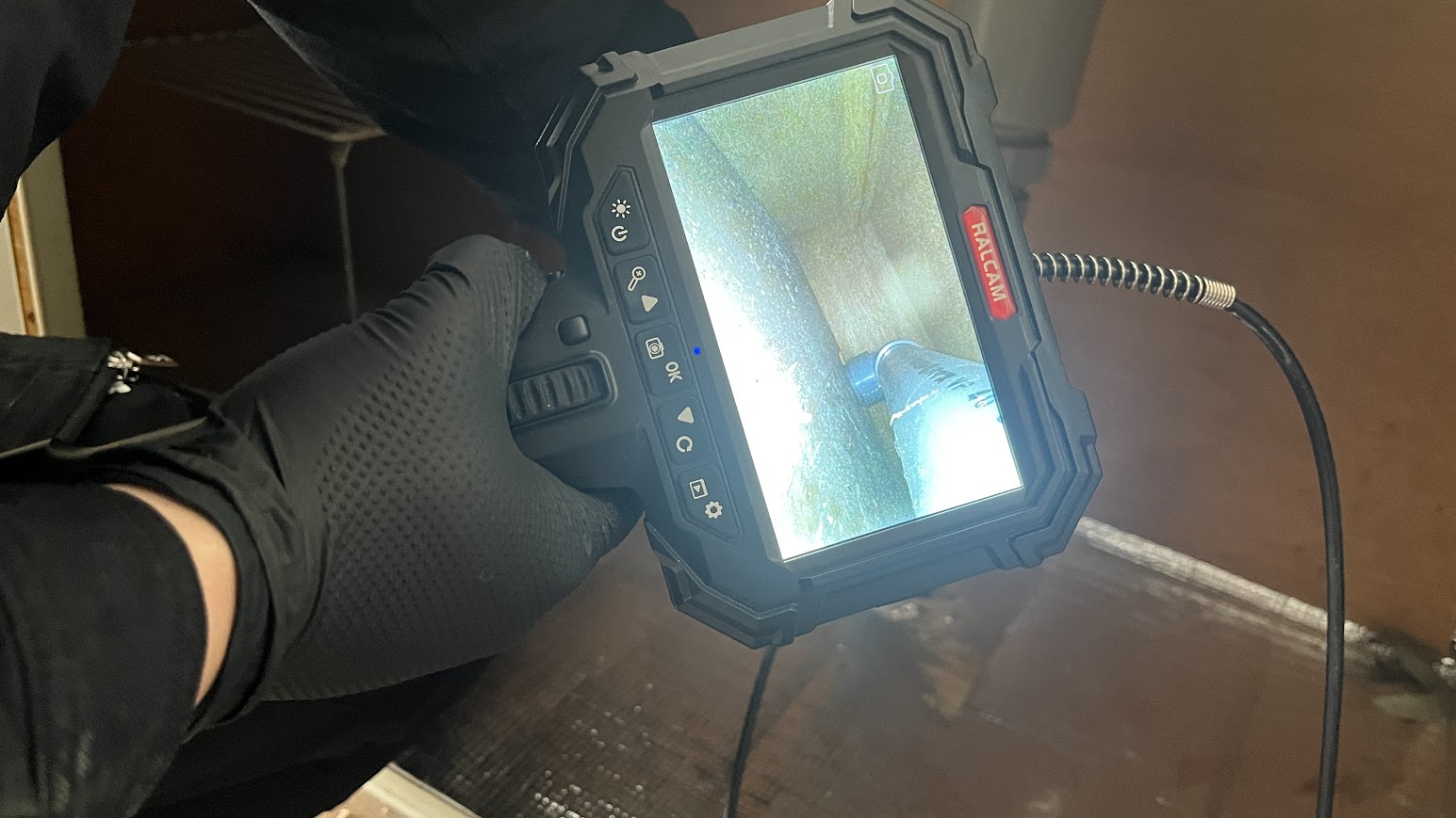 ファイバースコープ水漏れ調査